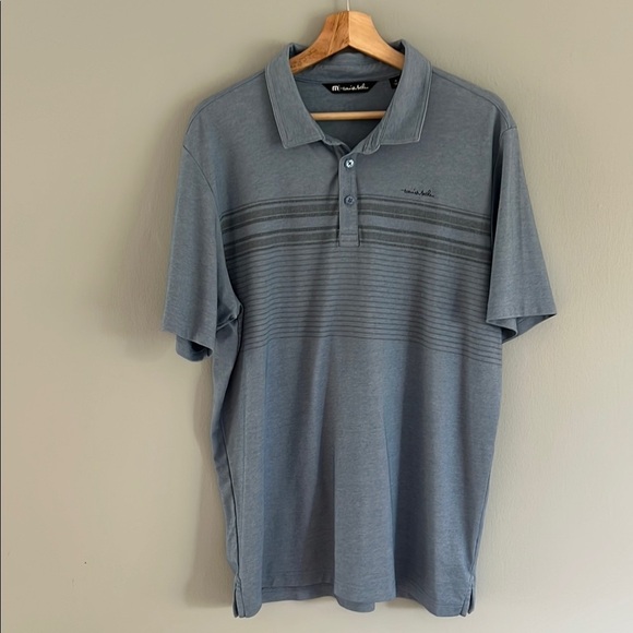 Travis Mathew Men’s Year After Year Golf Polo Size XL in blue - Picture 3 of 8